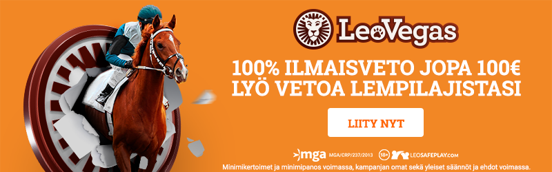 Hyödynnä LeoVegas tarjous raviveikkaukseen!