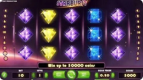 Starburst no wagering slot