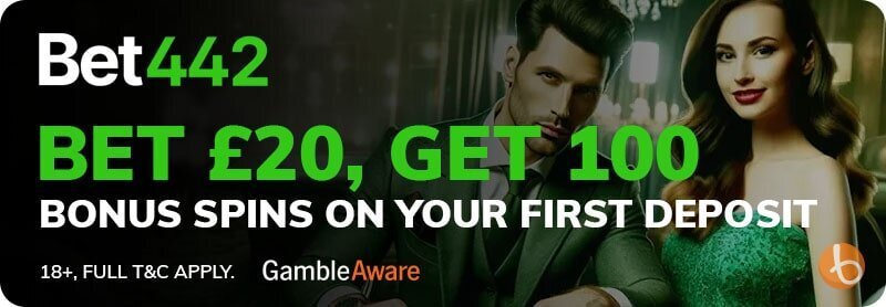 Bet442 exclusive bonus for Bojoko