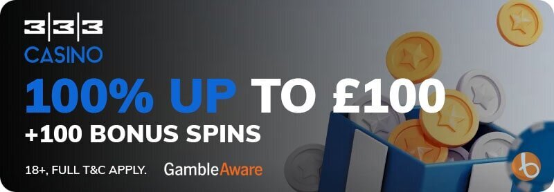 333 Casino welcome bonus offer