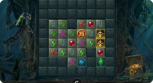 Screenshot of Treasure Tumble slot