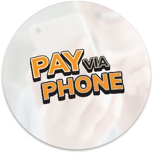 Pay via phone logo