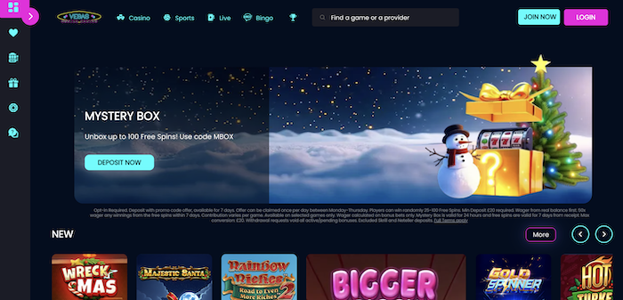 Vegas Mobile Casino in December 2025