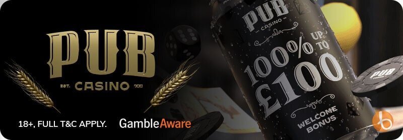 Pub Casino welcome bonus offer