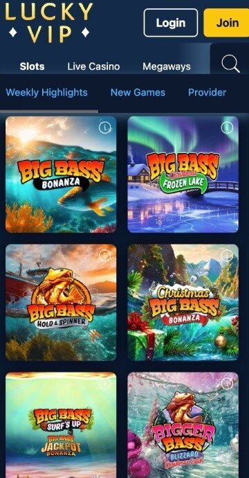 Lucky VIP mobile