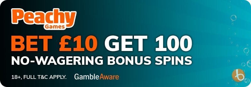 Peachy Games bonus spin offer