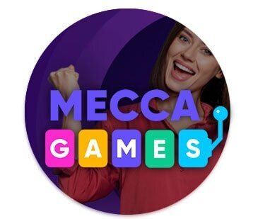 Mecca Games casino logo circle
