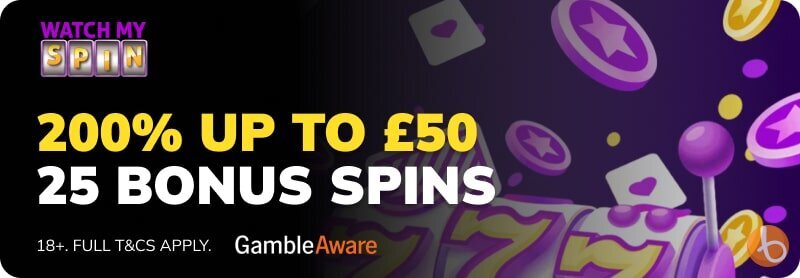 Watch My Spin welcome bonus