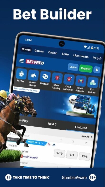 Betfred app bet builder