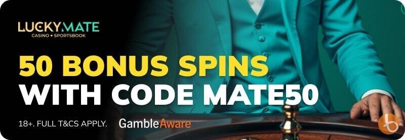 LuckyMate Casino bonus banner