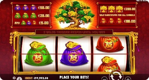 Tree of Riches 1-line slot